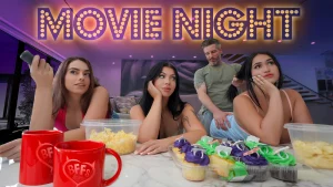 TeamSkeet - BFFS - There Is Nothing Like Movie Night - Sophia Burns, Holly Day, Nia Bleu, Mike Mancini - Full Porn!